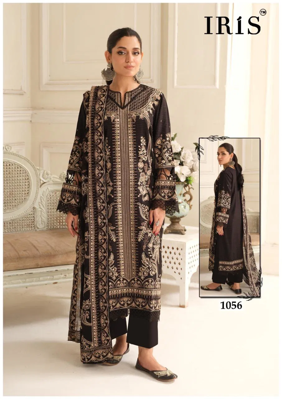 Afsanah Vol 6 By Iris Cotton Printed Pakistani Dress Material Orders In India